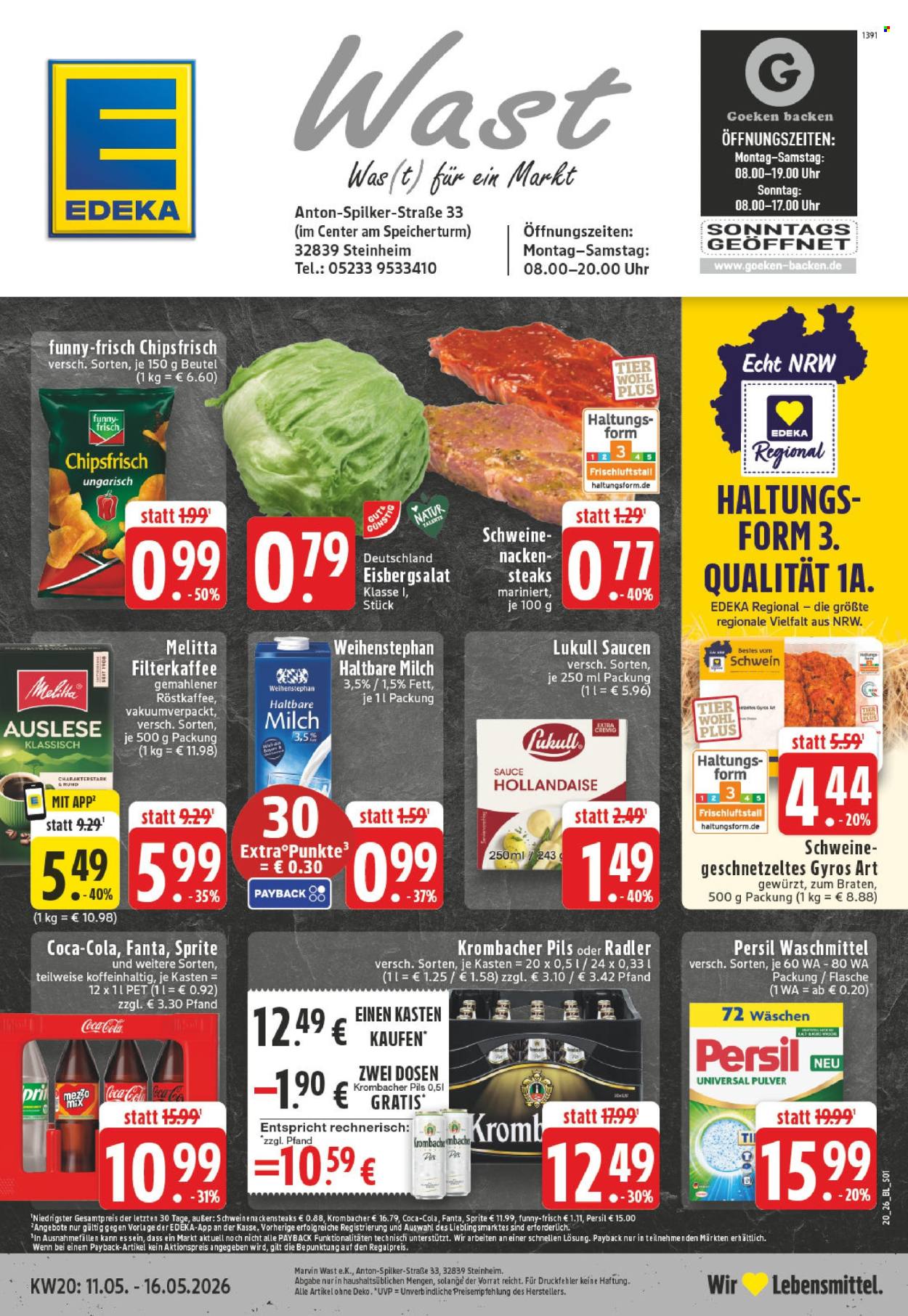 Edeka Prospekte  - 11.05.2026 - 16.05.2026. Seite 1