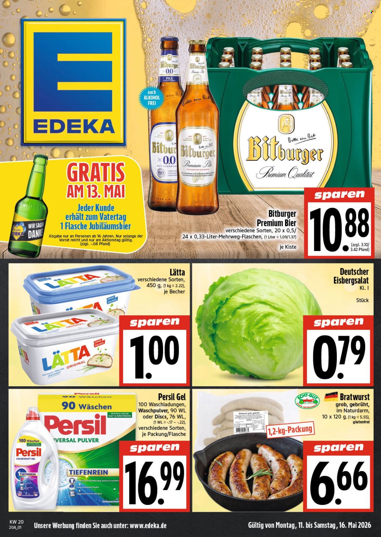 Edeka Prospekte  - 11.05.2026 - 16.05.2026. Seite 1