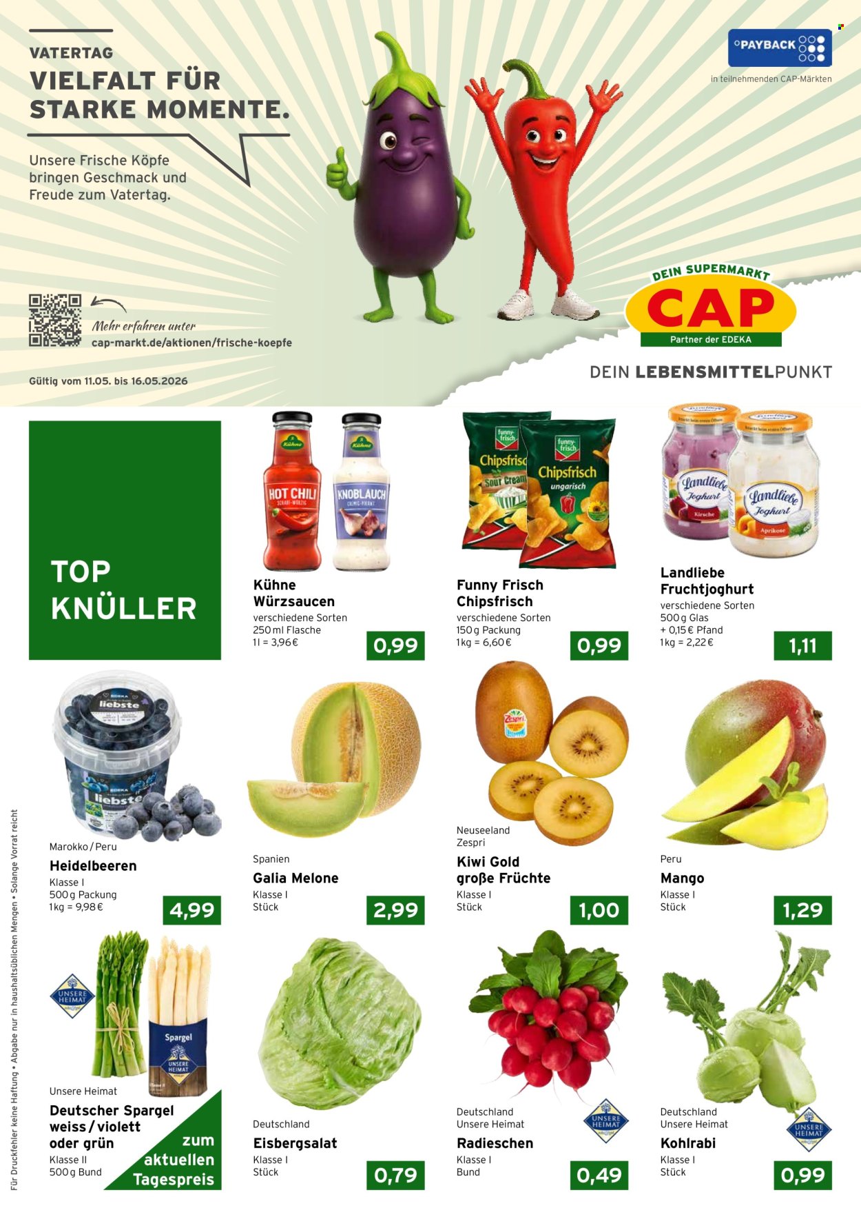 CAP-Markt Prospekte  - 11.05.2026 - 16.05.2026. Seite 1