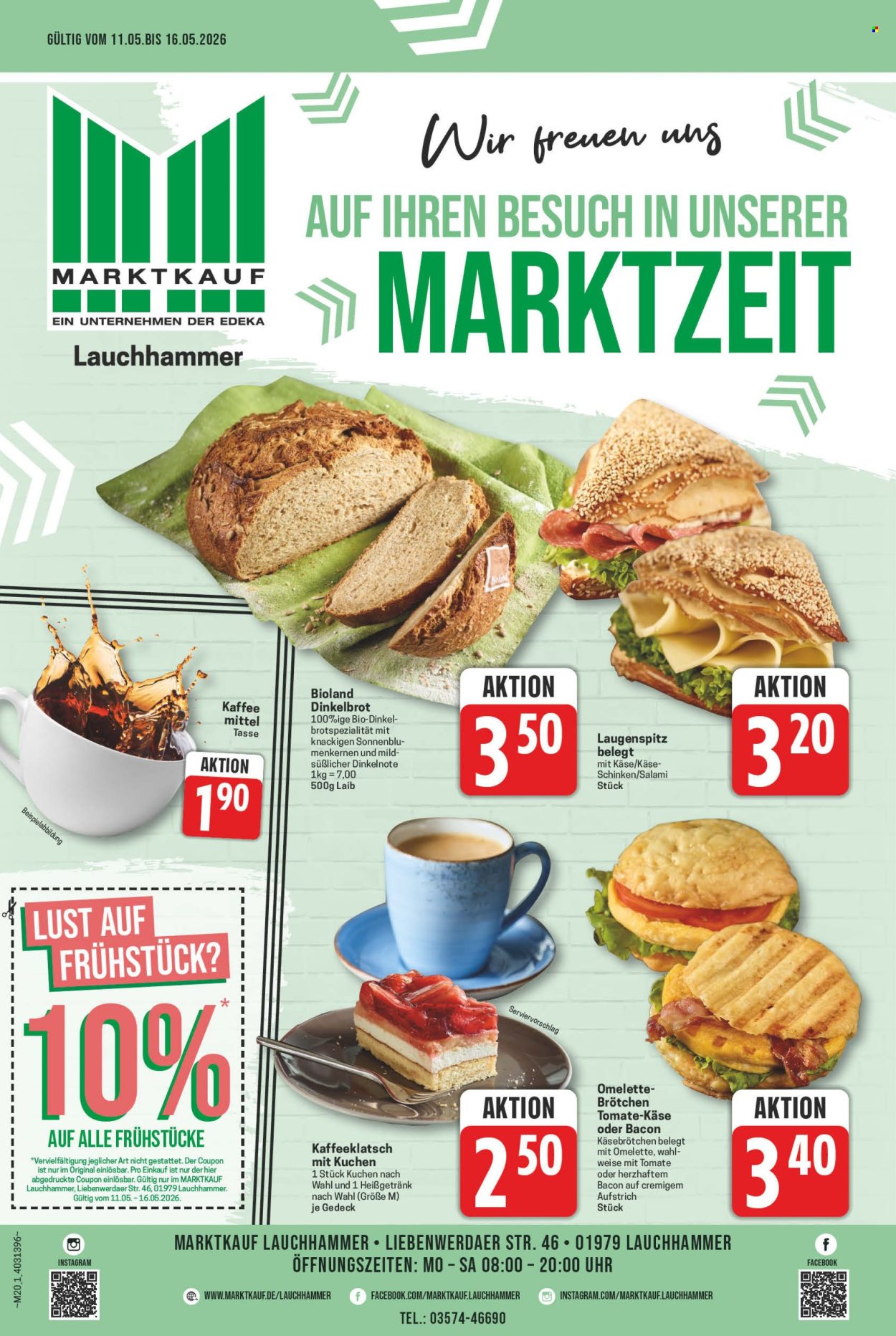 Marktkauf Prospekte  - 11.05.2026 - 16.05.2026. Seite 1