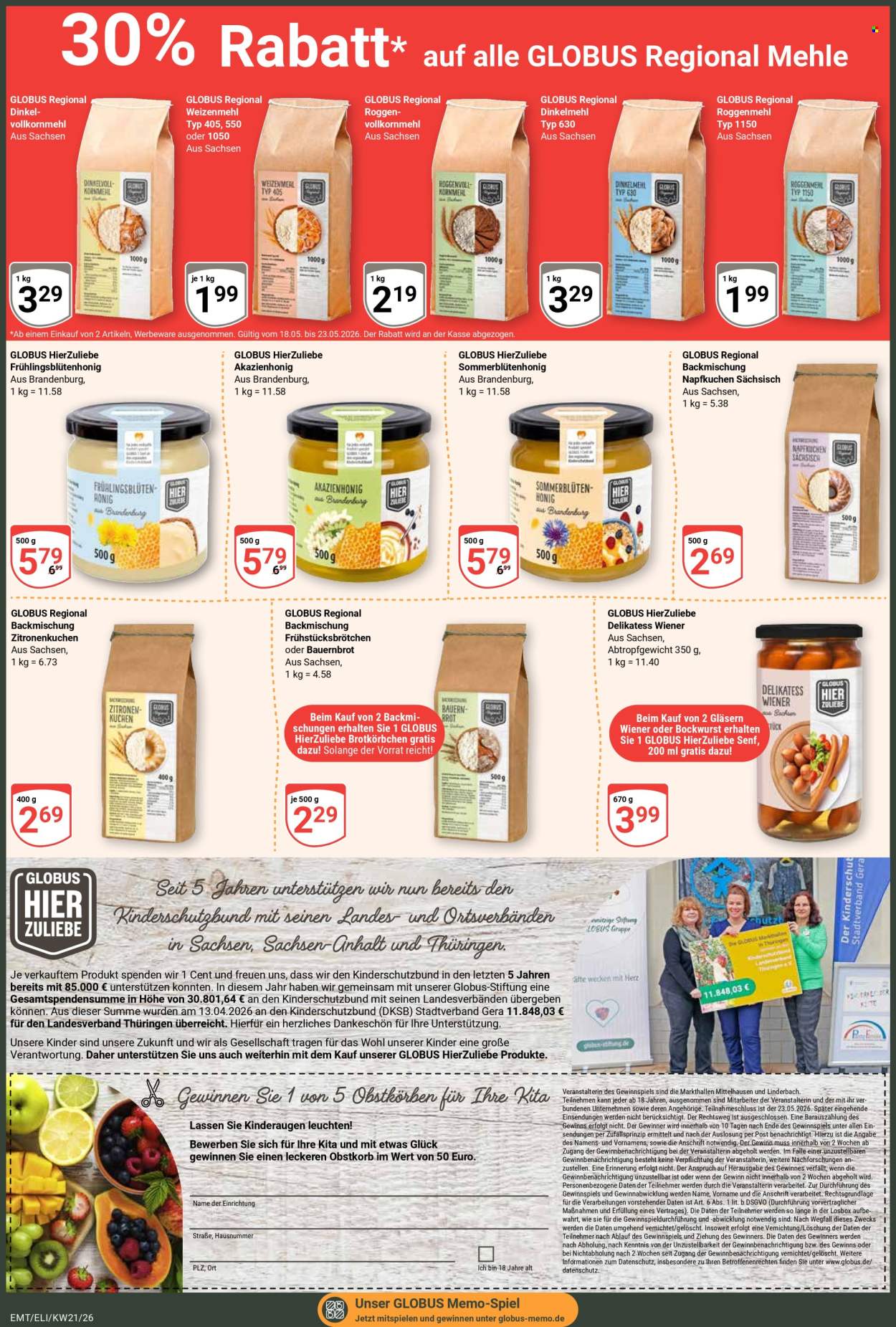 Globus Prospekte  - 18.05.2026 - 23.05.2026. Seite 2