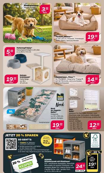 thumbnail - KESPER Schuhschrank mit Sitzkissen