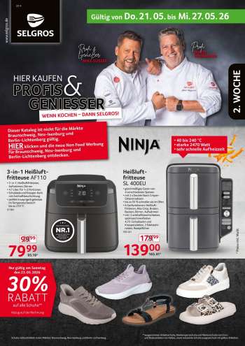 Prospekte Selgros - 21.05.2026 - 27.05.2026.
