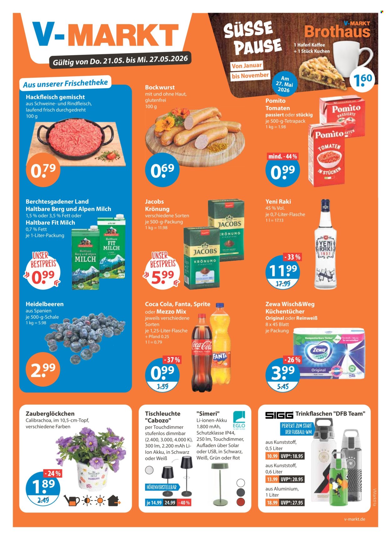 V-Markt Prospekte  - 21.05.2026 - 27.05.2026. Seite 1