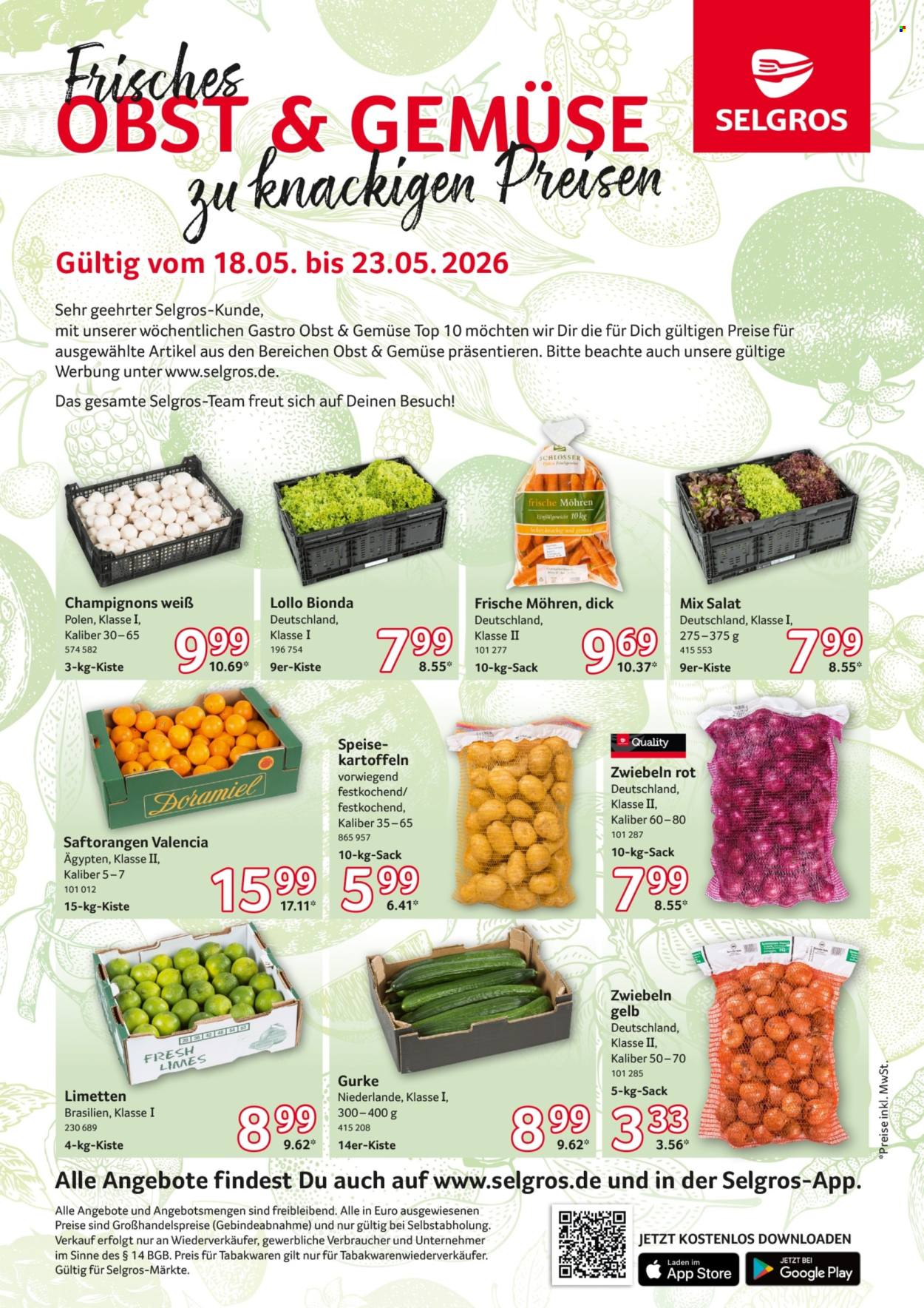Selgros Prospekte  - 18.05.2026 - 23.05.2026. Seite 1