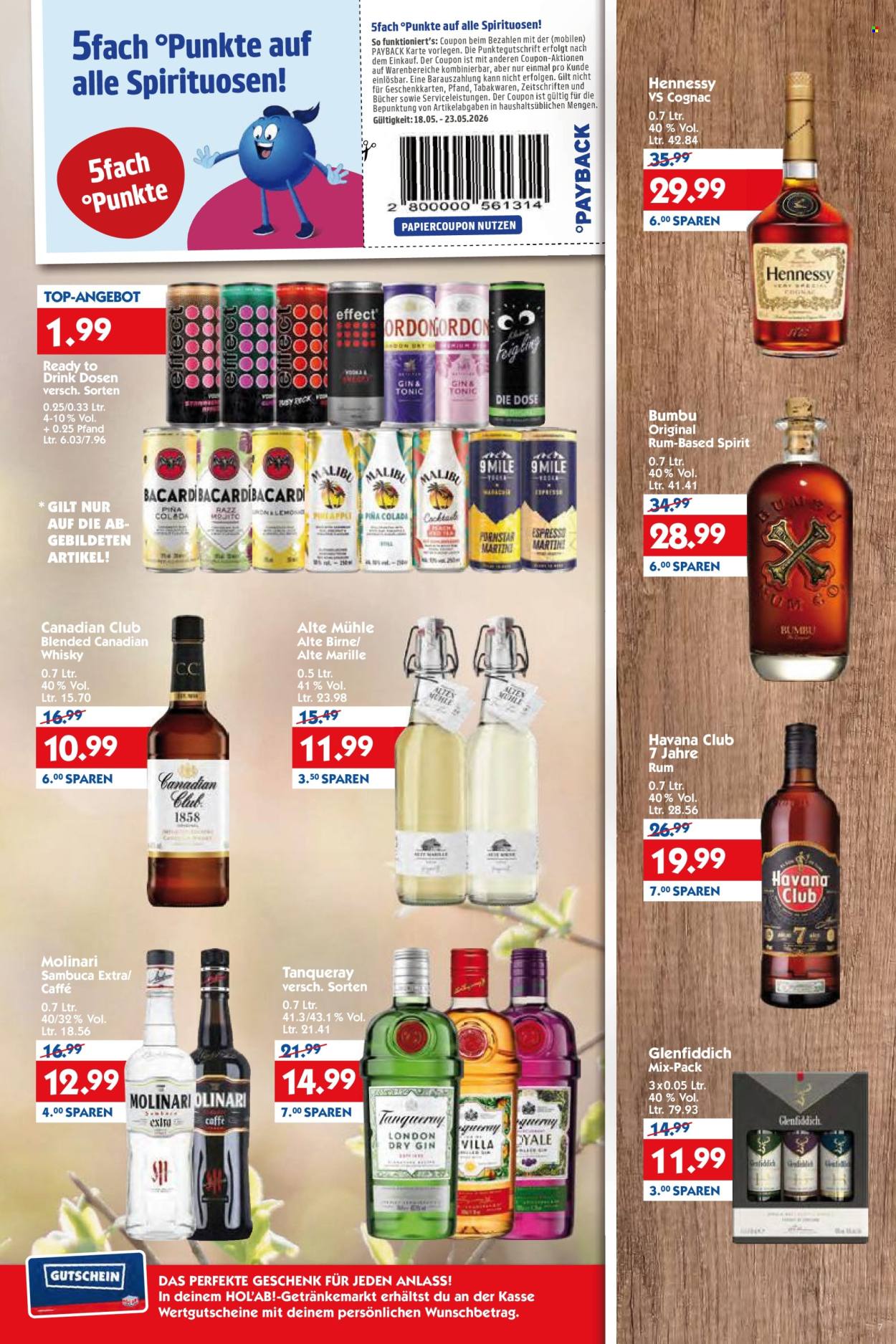 Hol'ab! Getränkemarkt Prospekte  - 18.05.2026 - 23.05.2026. Seite 7