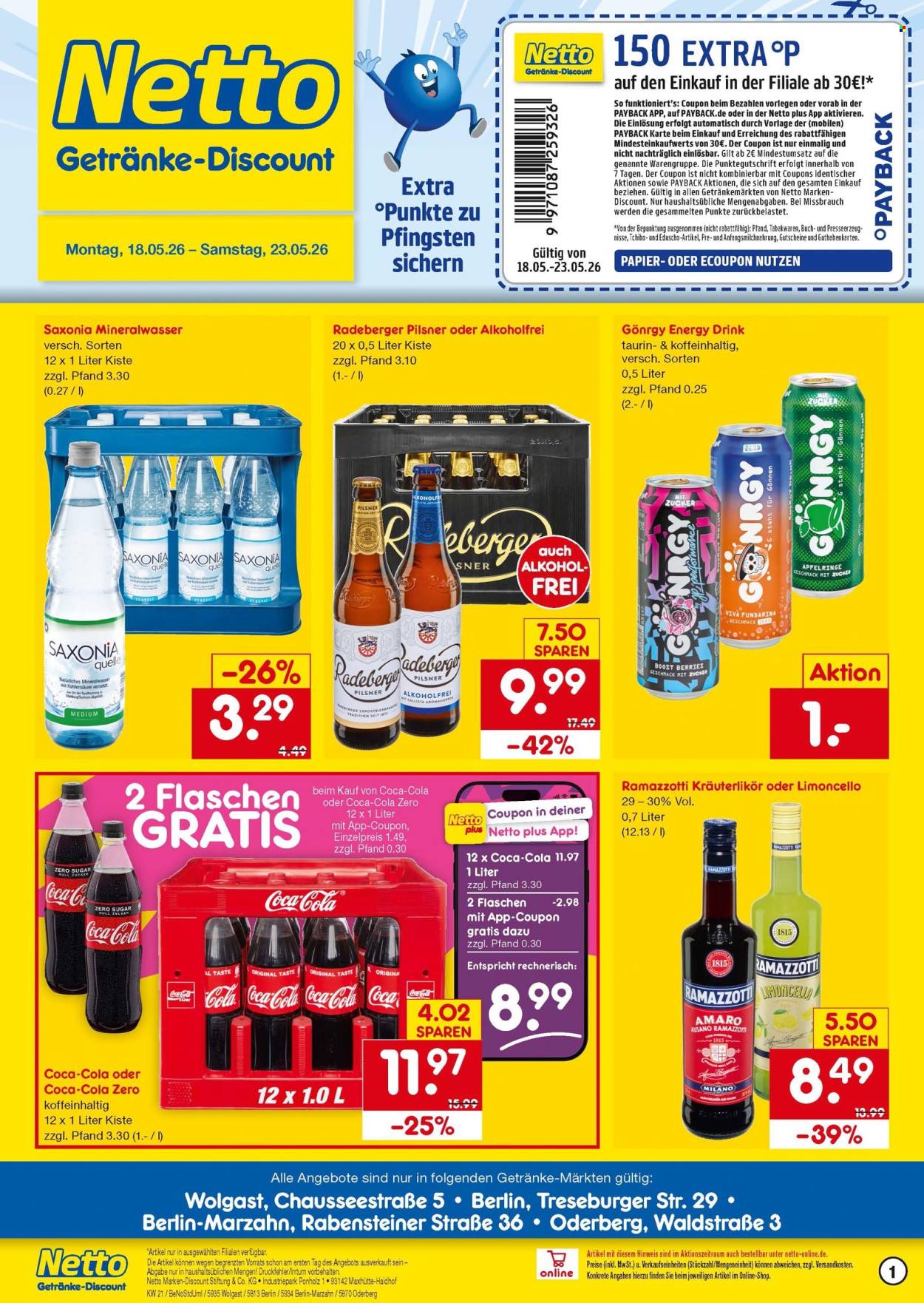 Netto Marken-Discount Prospekte  - 18.05.2026 - 23.05.2026. Seite 1