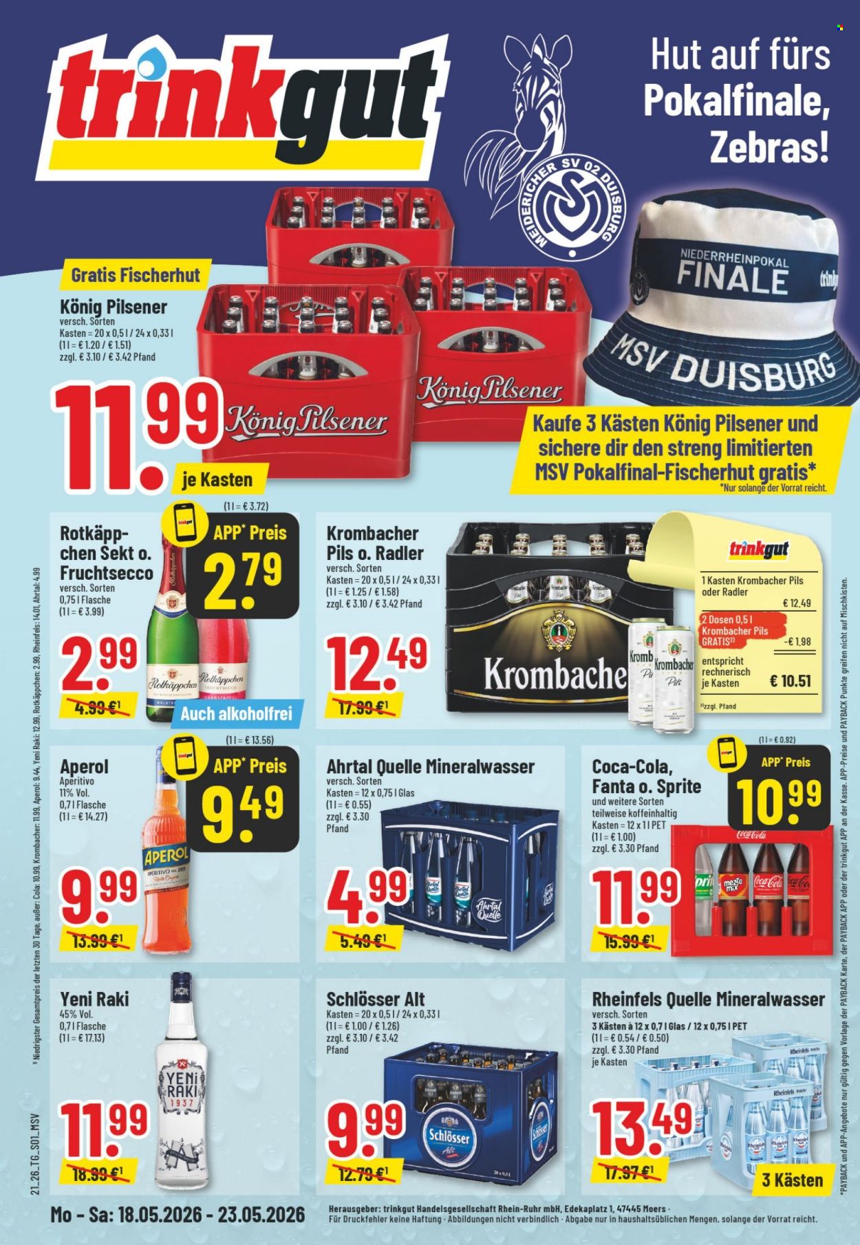 trinkgut Prospekte  - 18.05.2026 - 23.05.2026. Seite 1