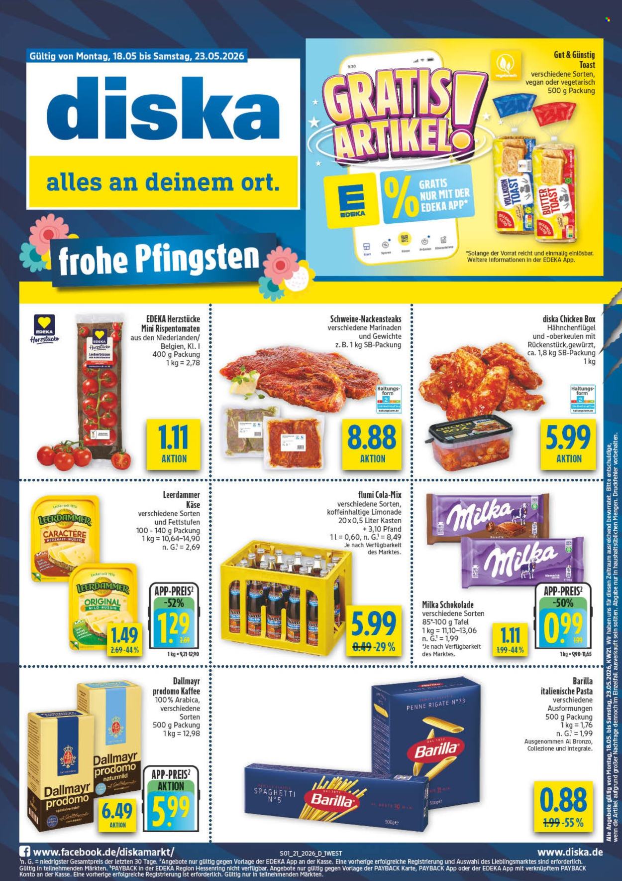 Diska Prospekte  - 18.05.2026 - 23.05.2026. Seite 1