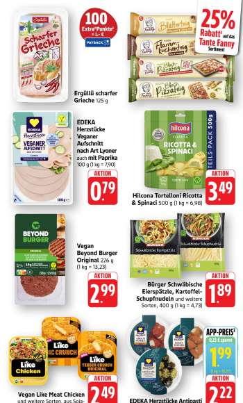 thumbnail - EDEKA Herzstücke Veganer Aufschnitt nach Art Lyoner