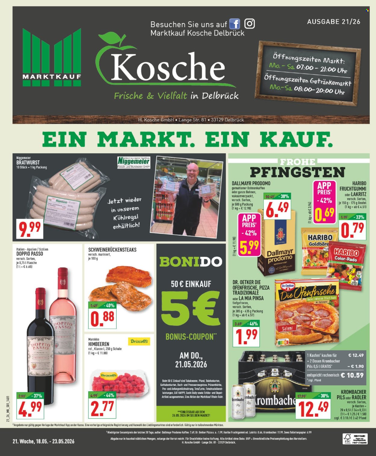 Marktkauf Prospekte  - 18.05.2026 - 23.05.2026. Seite 1