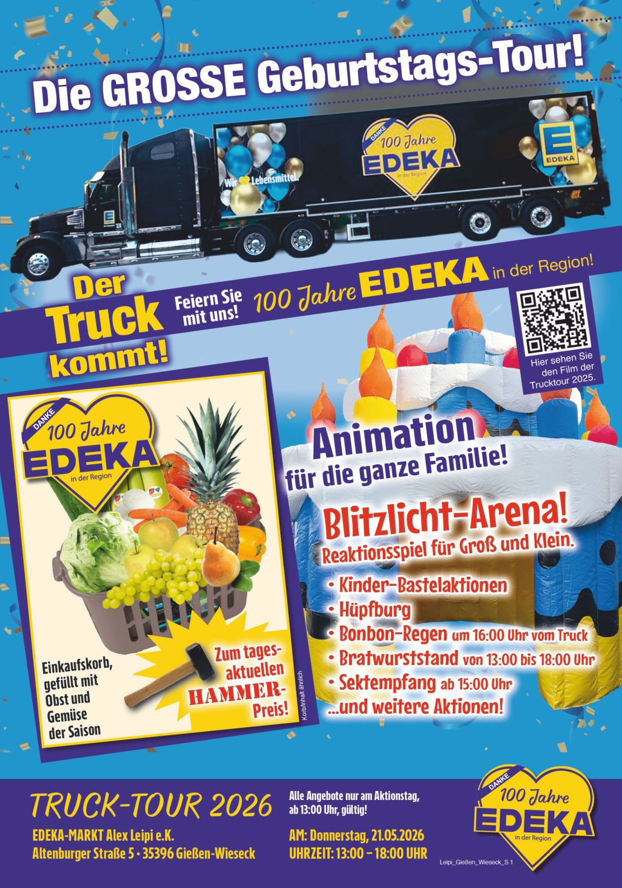 Edeka Prospekte  - 18.05.2026 - 23.05.2026. Seite 1