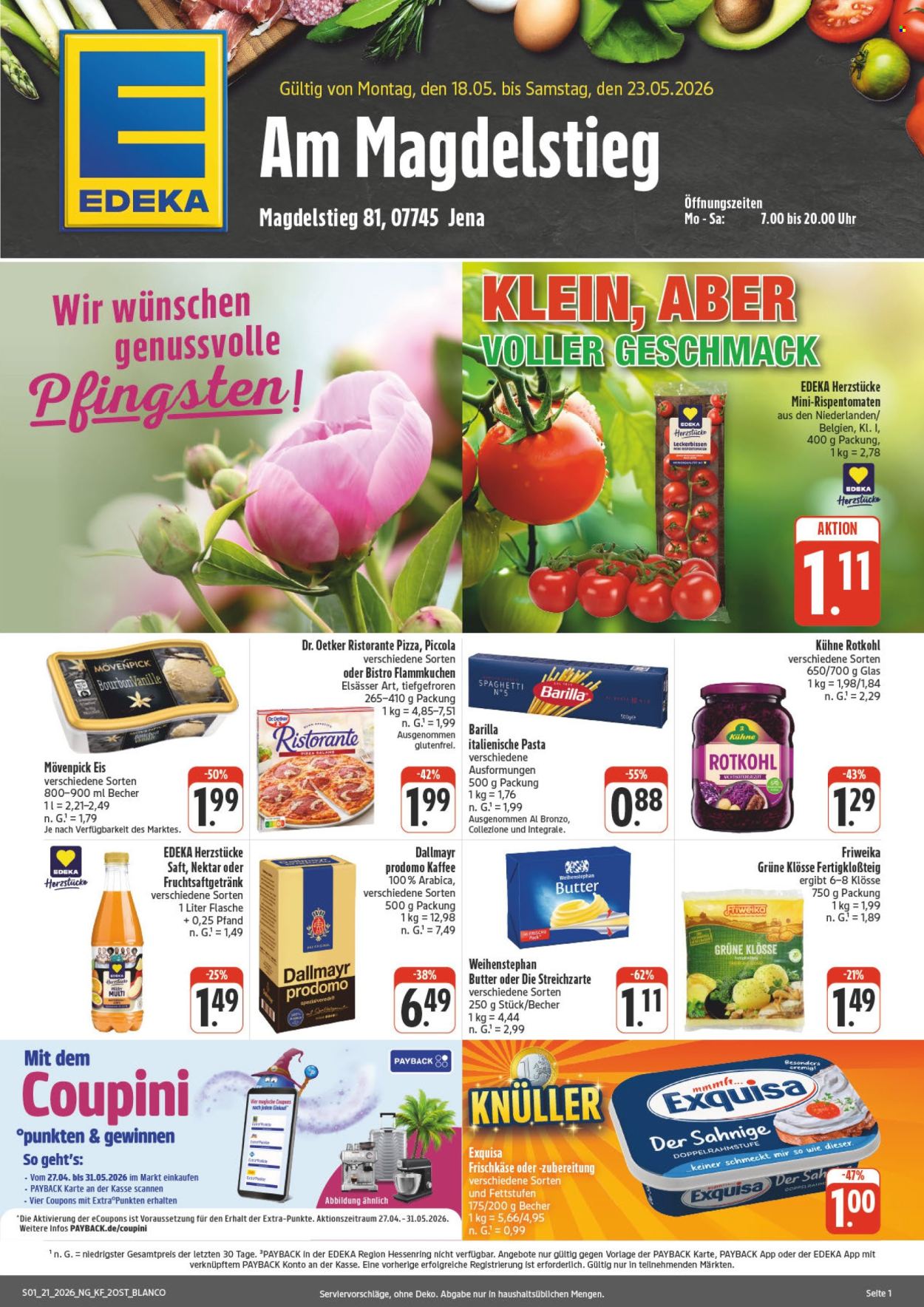 Edeka Prospekte  - 18.05.2026 - 23.05.2026. Seite 1