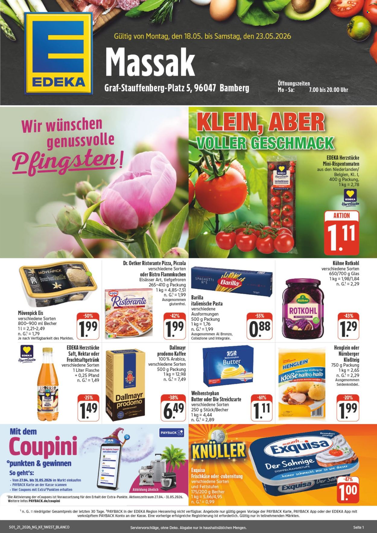 Edeka Prospekte  - 18.05.2026 - 23.05.2026. Seite 1