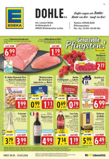 Prospekte Edeka - 18.05.2026 - 23.05.2026.