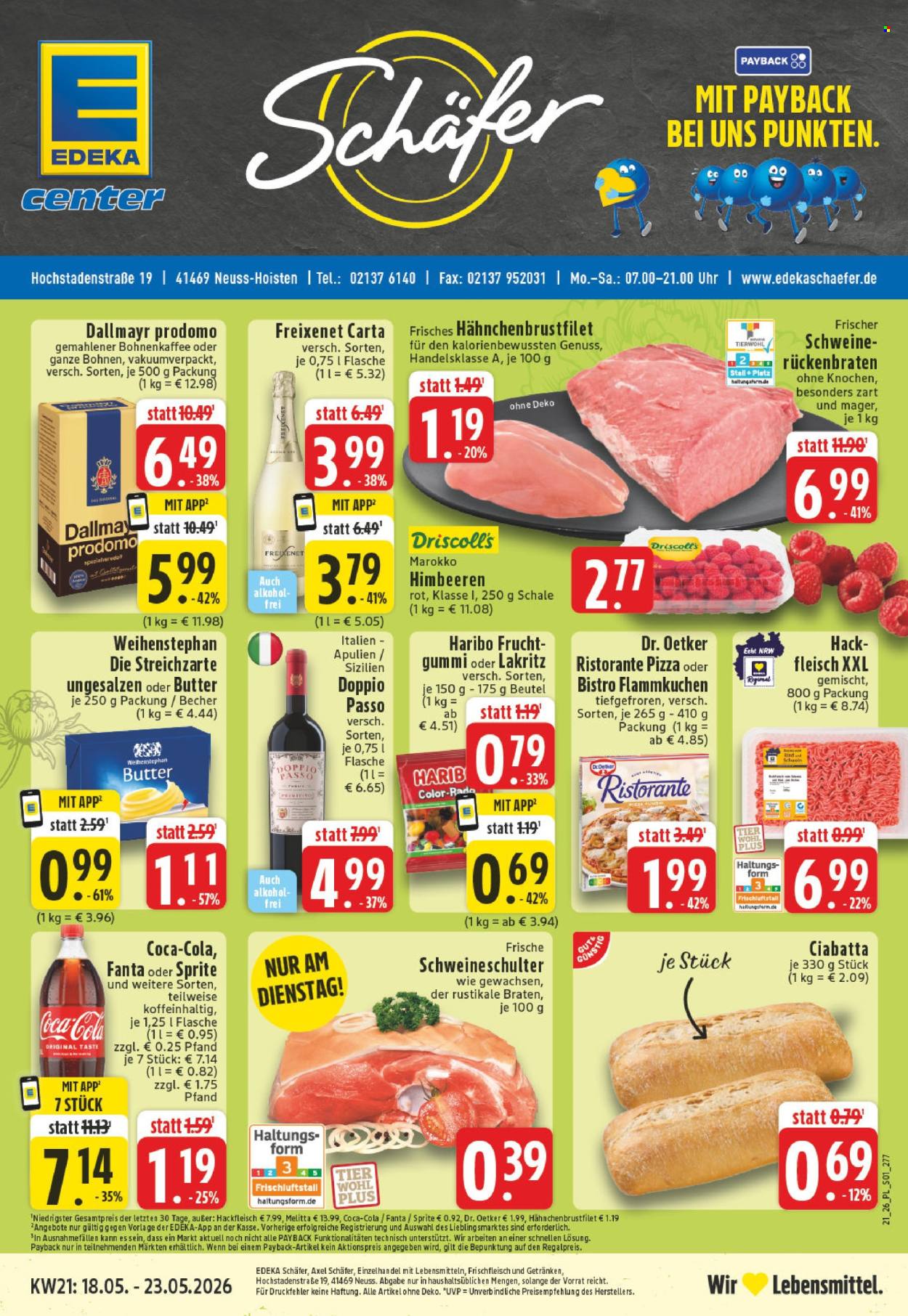 E center Prospekte  - 18.05.2026 - 23.05.2026. Seite 1