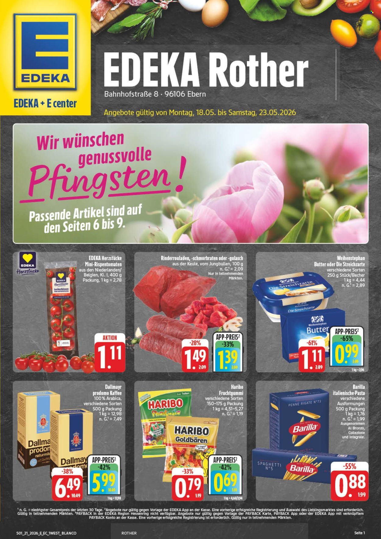 Edeka Prospekte  - 18.05.2026 - 23.05.2026. Seite 1