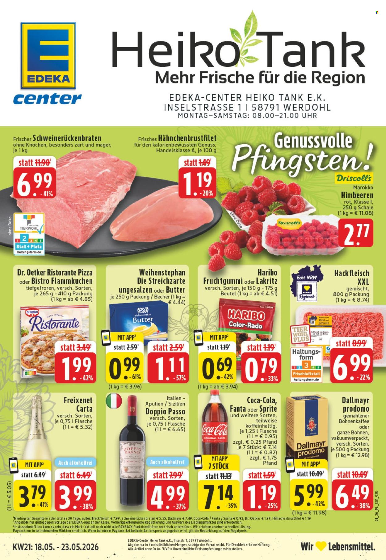 E center Prospekte  - 18.05.2026 - 23.05.2026. Seite 1