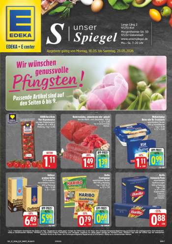 Prospekte Edeka - 18.05.2026 - 23.05.2026.