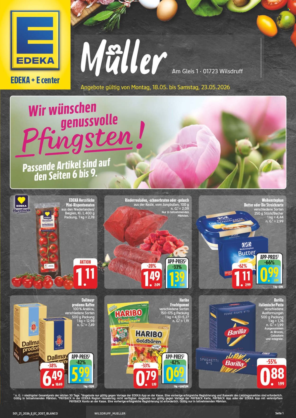 Edeka Prospekte  - 18.05.2026 - 23.05.2026. Seite 1