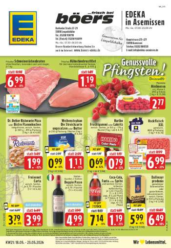 Prospekte Edeka - 18.05.2026 - 23.05.2026.