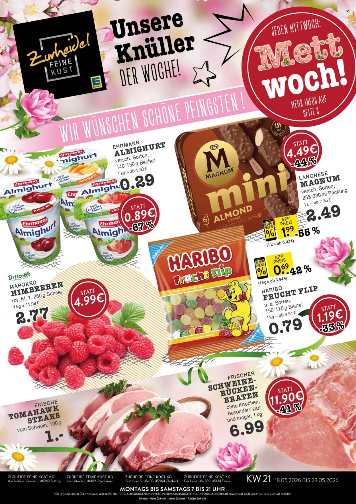 E center Prospekte  - 18.05.2026 - 23.05.2026. Seite 1