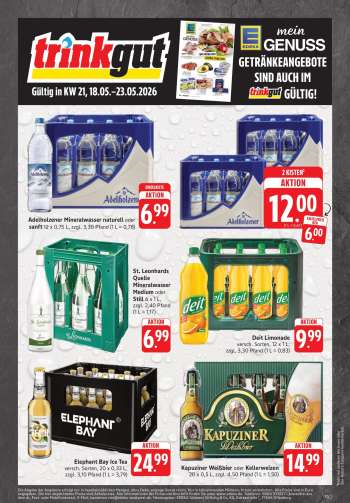 Prospekte Edeka Getränkemarkt - 18.05.2026 - 23.05.2026.