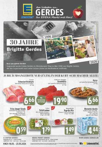 Prospekte E center - 18.05.2026 - 23.05.2026.