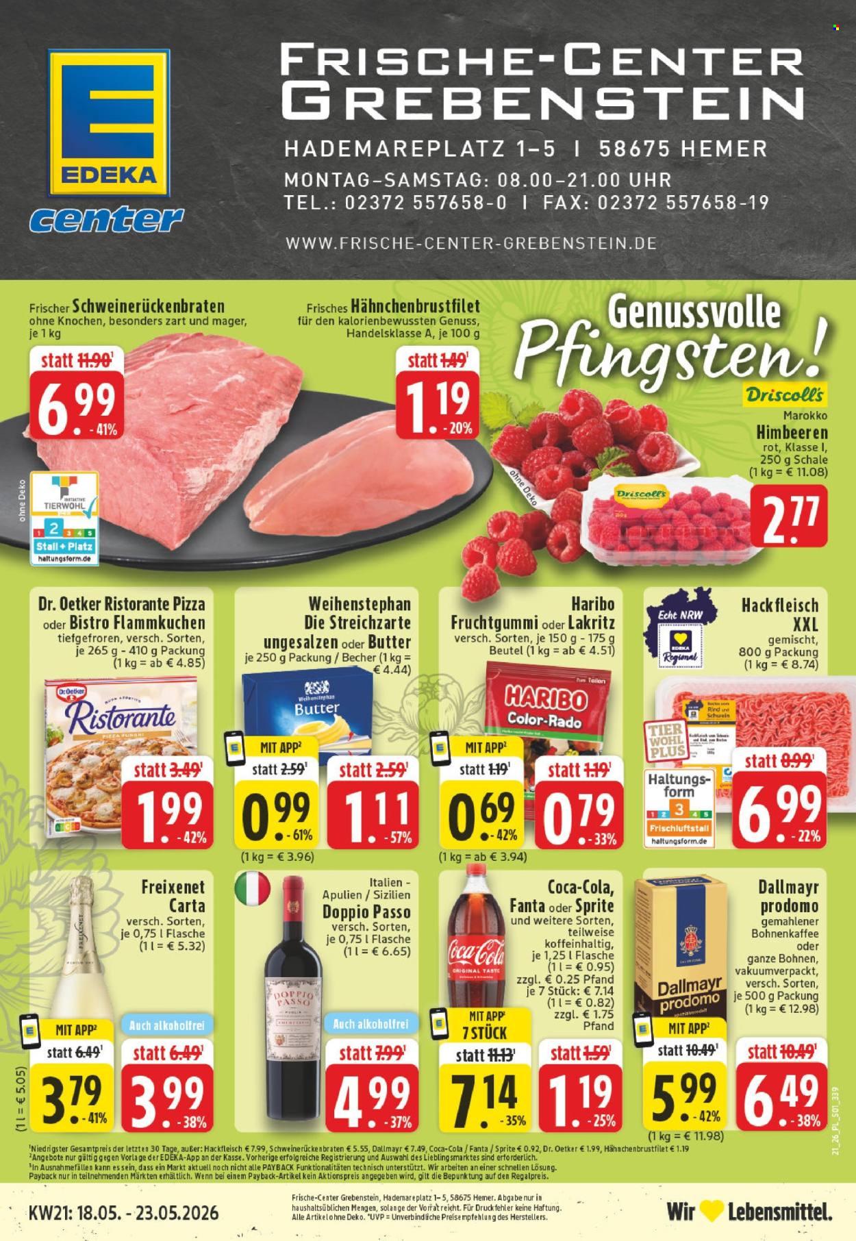 E center Prospekte  - 18.05.2026 - 23.05.2026. Seite 1