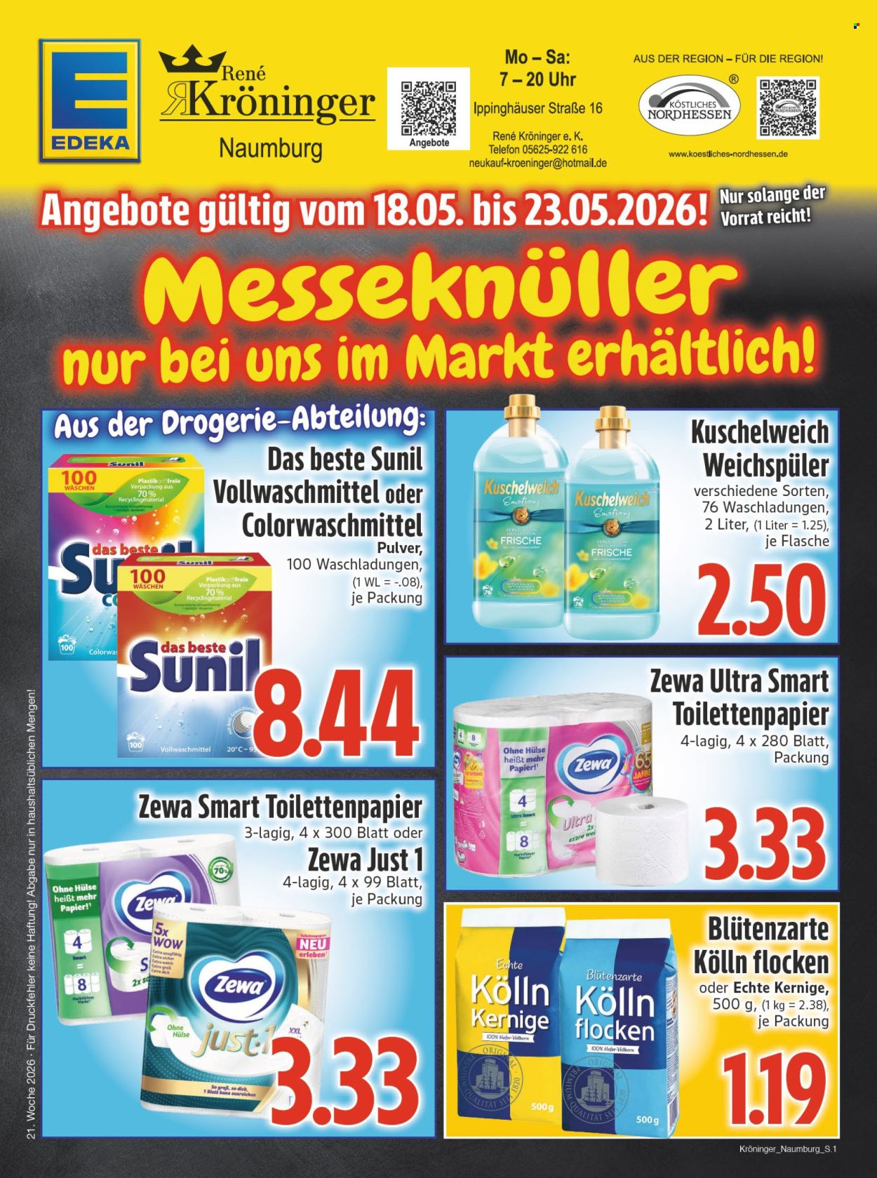 Edeka Prospekte  - 18.05.2026 - 23.05.2026. Seite 1