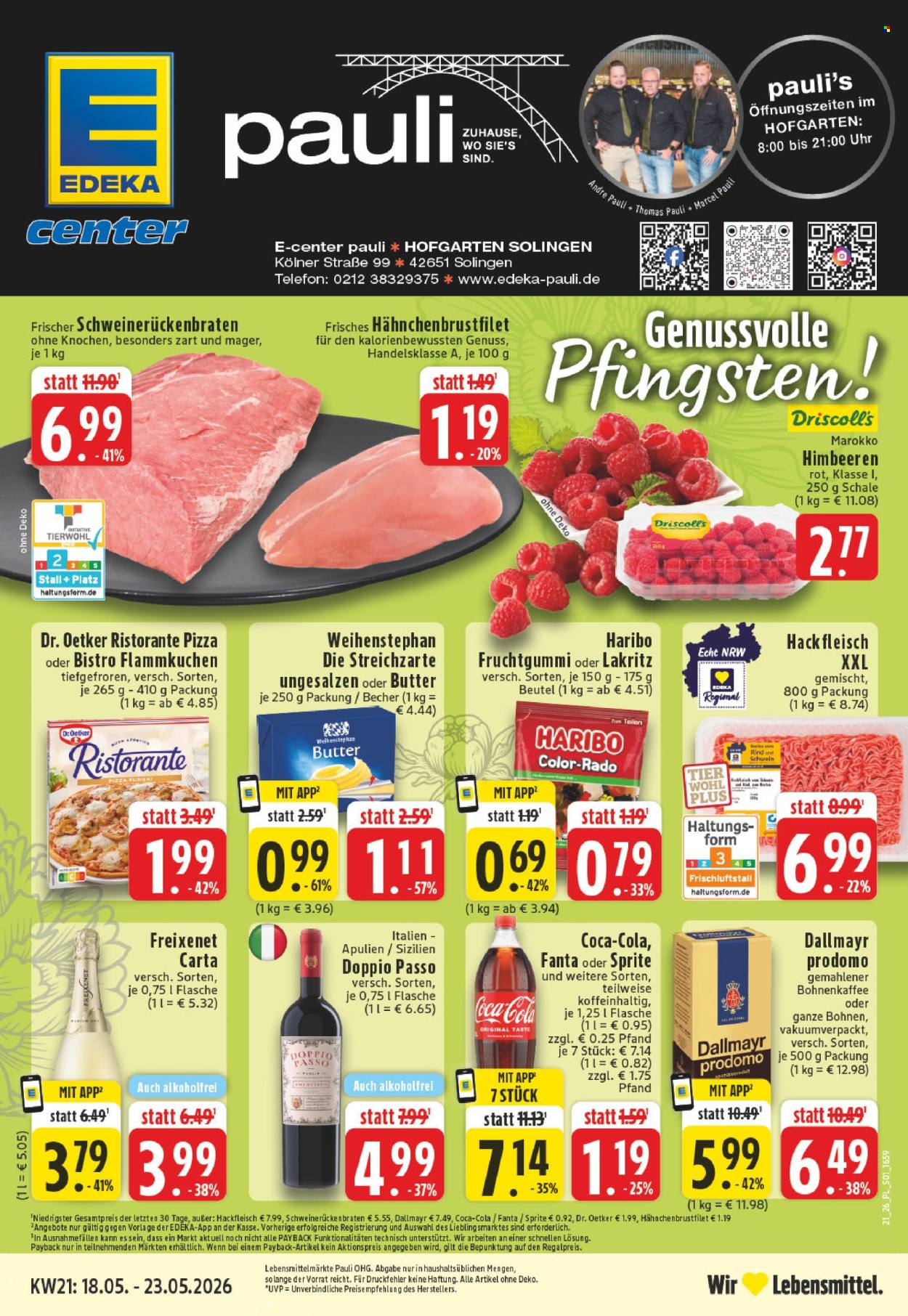 E center Prospekte  - 18.05.2026 - 23.05.2026. Seite 1