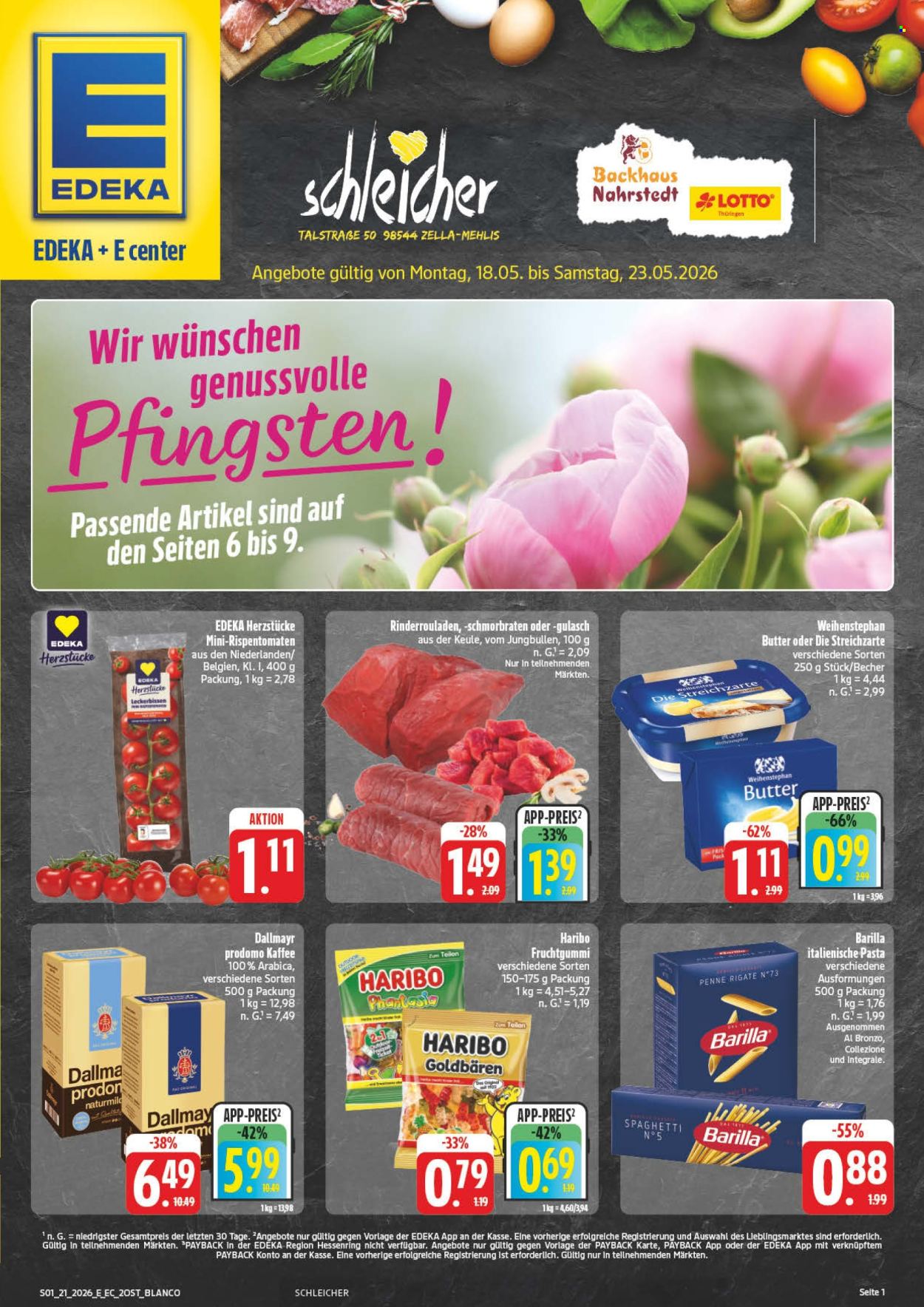 Edeka Prospekte  - 18.05.2026 - 23.05.2026. Seite 1