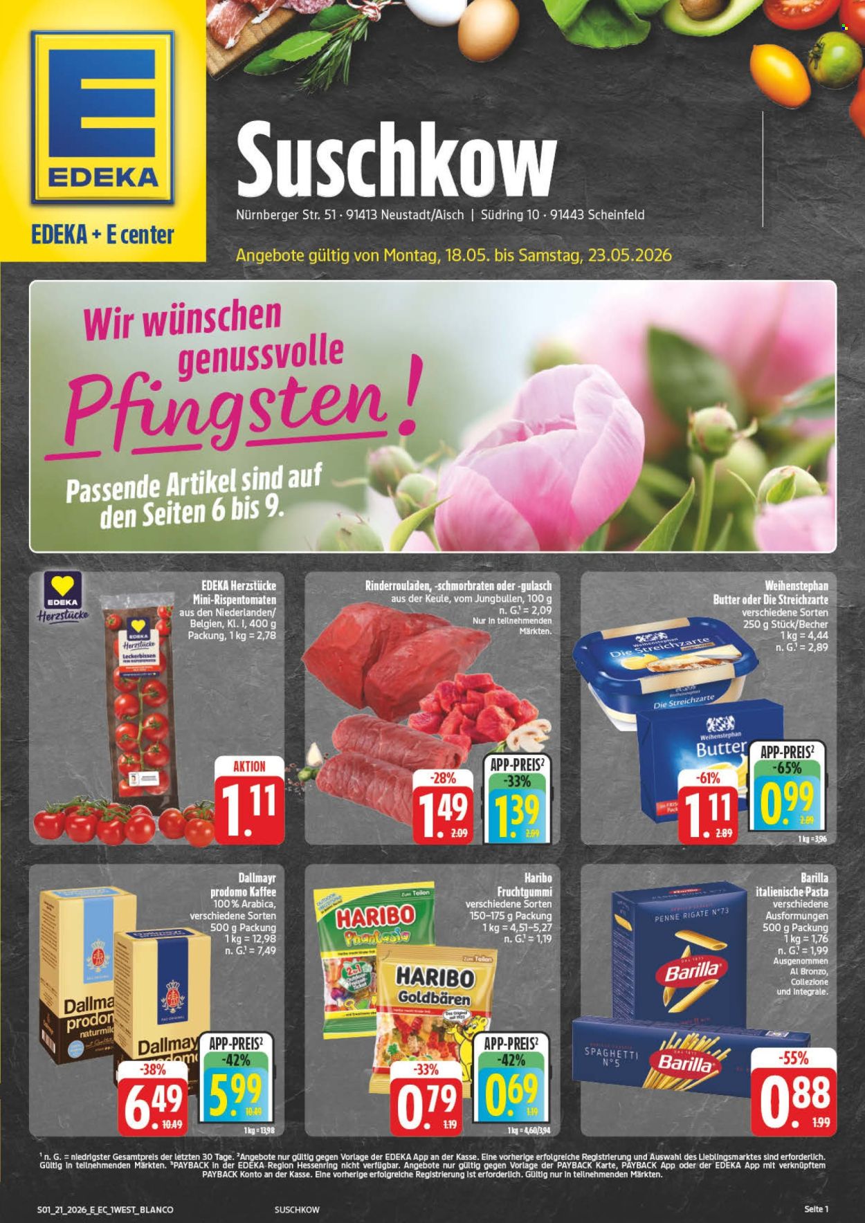 Edeka Prospekte  - 18.05.2026 - 23.05.2026. Seite 1
