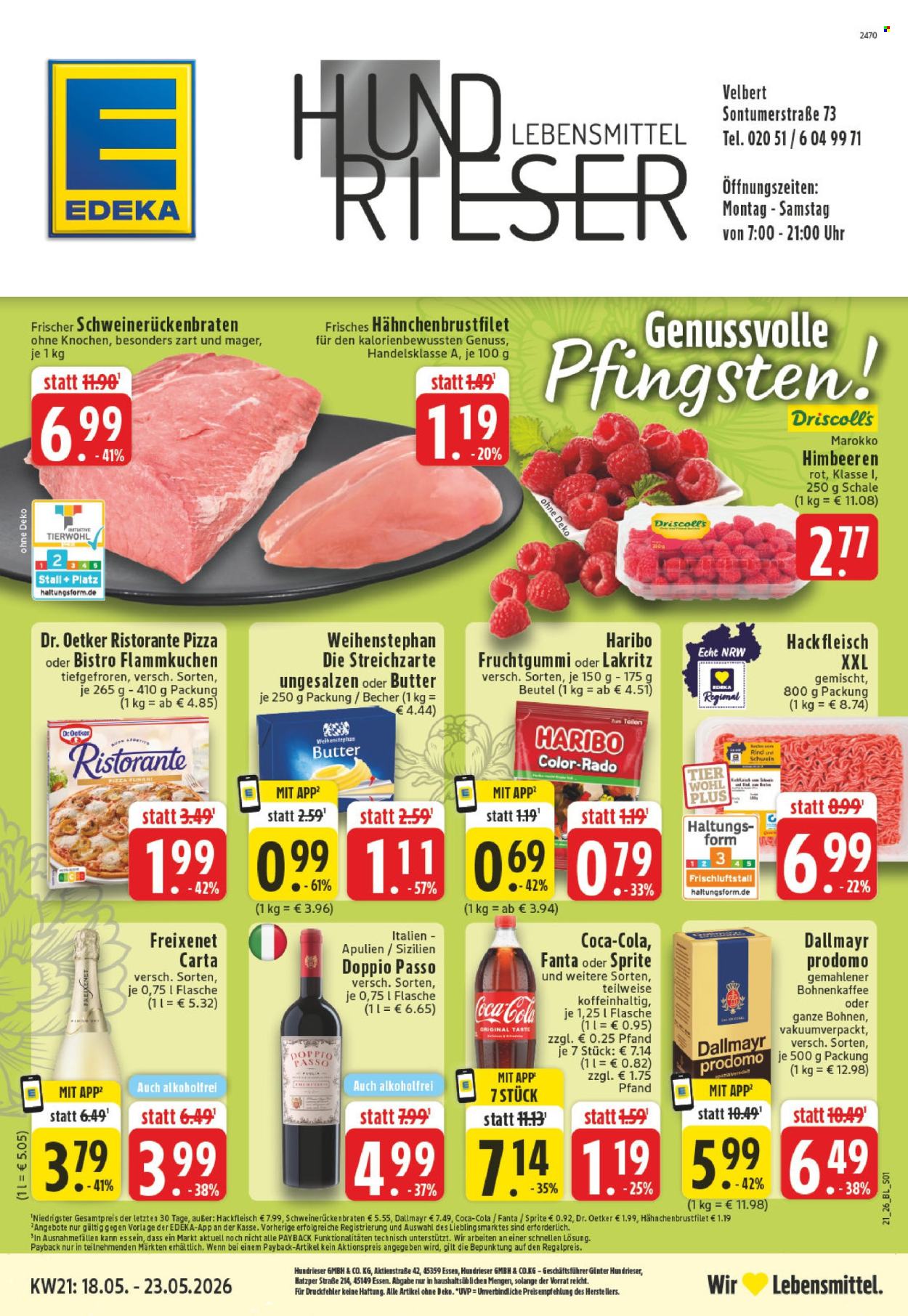 E center Prospekte  - 18.05.2026 - 23.05.2026. Seite 1