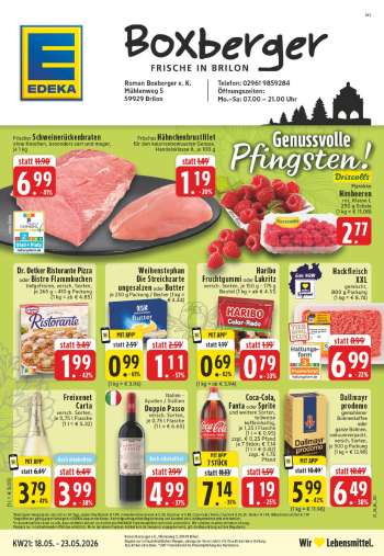 Prospekte Edeka - 18.05.2026 - 23.05.2026.