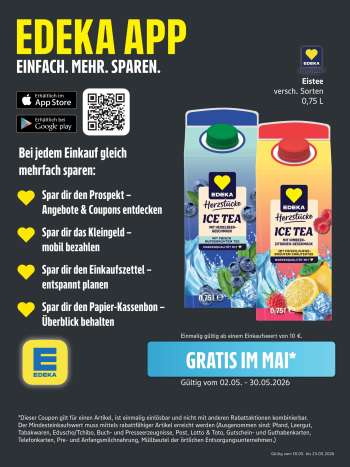 Prospekte Edeka - 18.05.2026 - 23.05.2026.