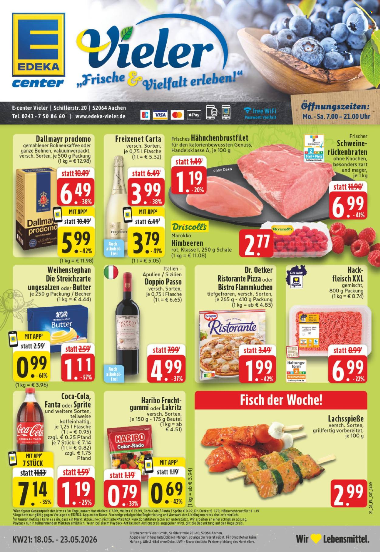 E center Prospekte  - 18.05.2026 - 23.05.2026. Seite 1