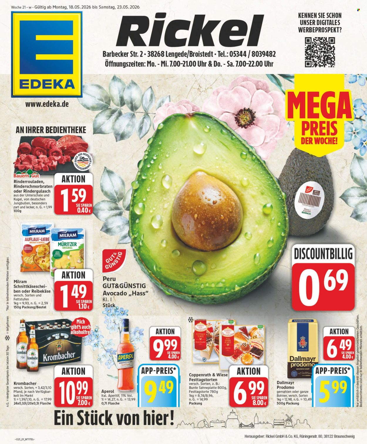 Edeka Prospekte  - 18.05.2026 - 23.05.2026. Seite 1