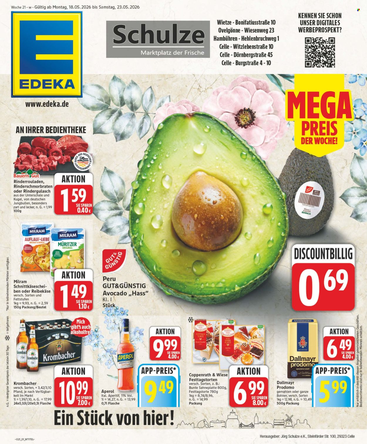 Edeka Prospekte  - 18.05.2026 - 23.05.2026. Seite 1
