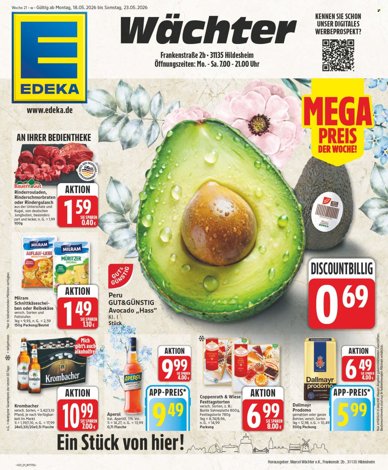 Edeka Prospekte  - 18.05.2026 - 23.05.2026. Seite 1