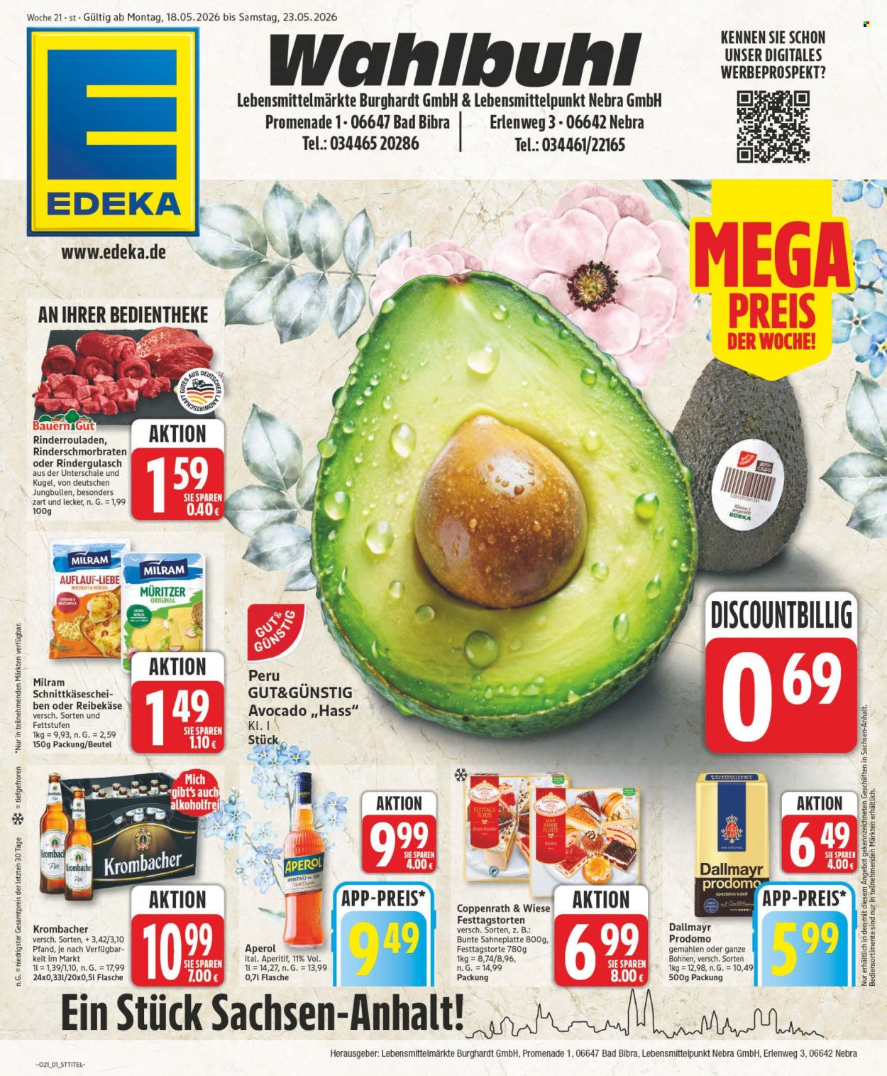 Edeka Prospekte  - 18.05.2026 - 23.05.2026. Seite 1