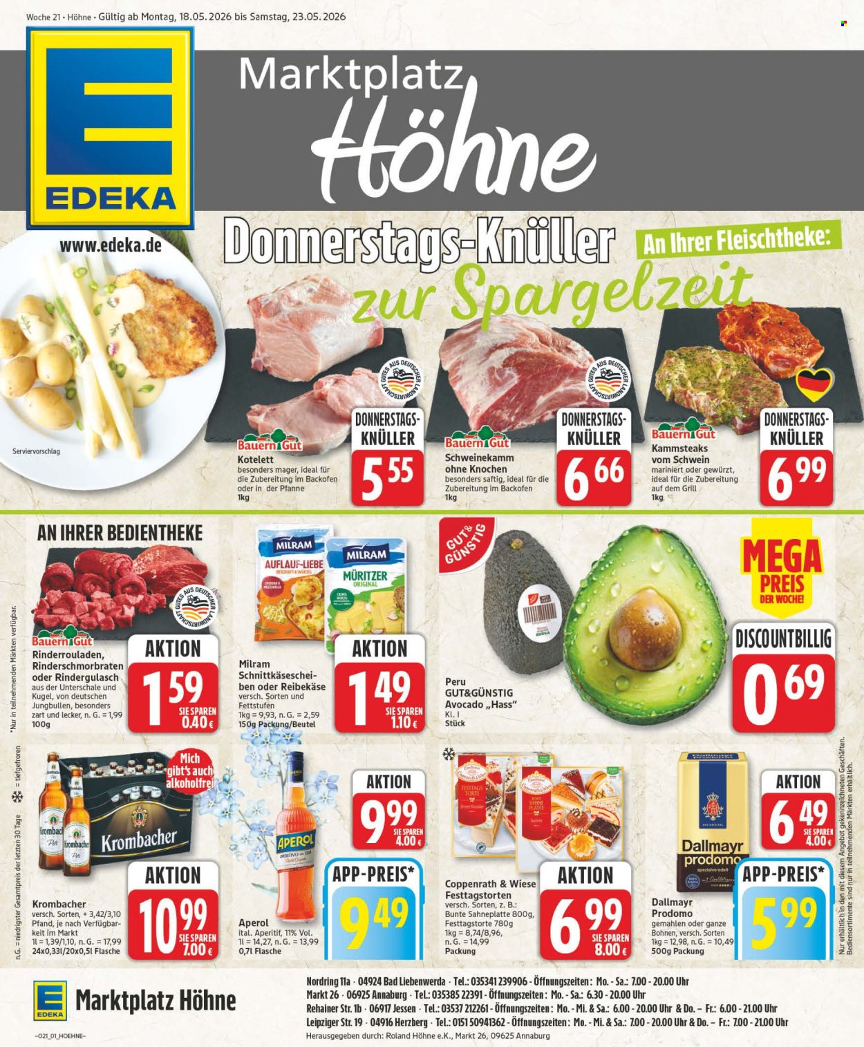 Edeka Prospekte  - 18.05.2026 - 23.05.2026. Seite 1