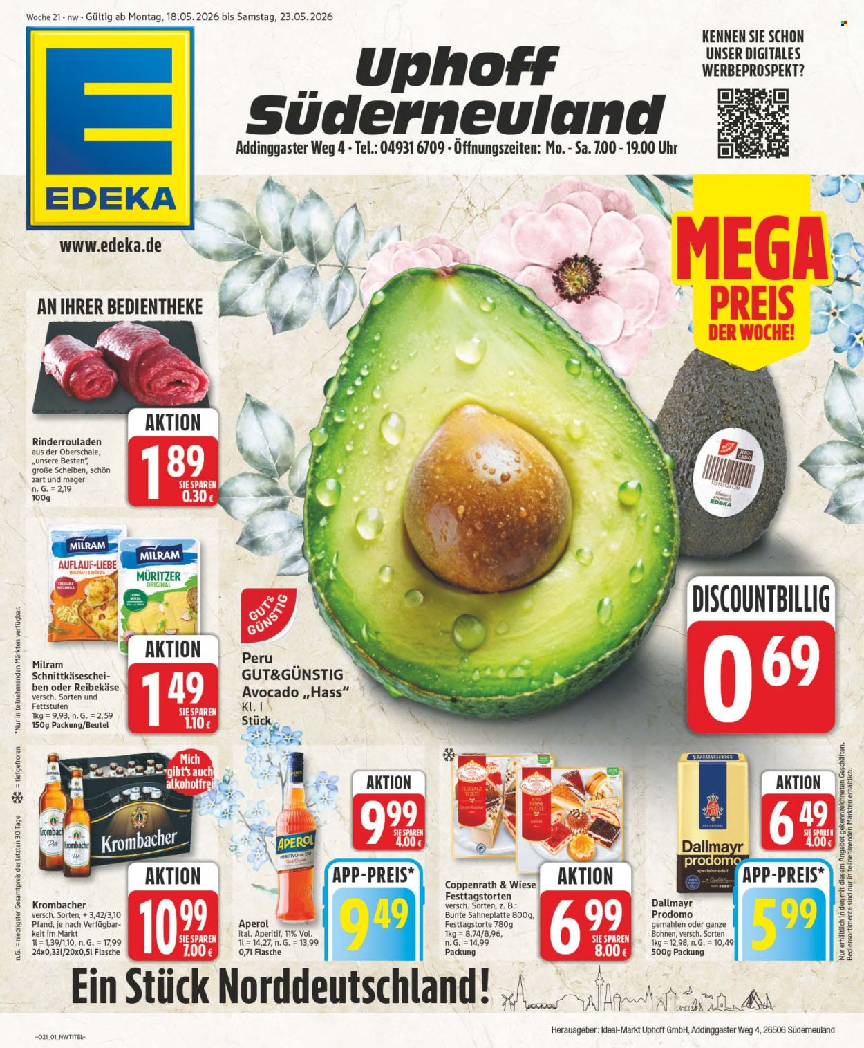 Edeka Prospekte  - 18.05.2026 - 23.05.2026. Seite 1