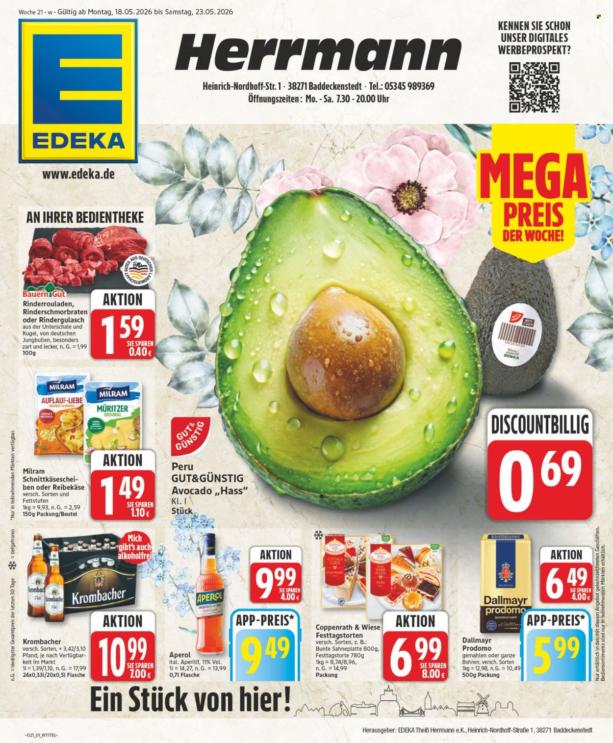 Edeka Prospekte  - 18.05.2026 - 23.05.2026. Seite 1