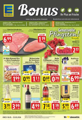 Prospekte Edeka - 18.05.2026 - 23.05.2026.