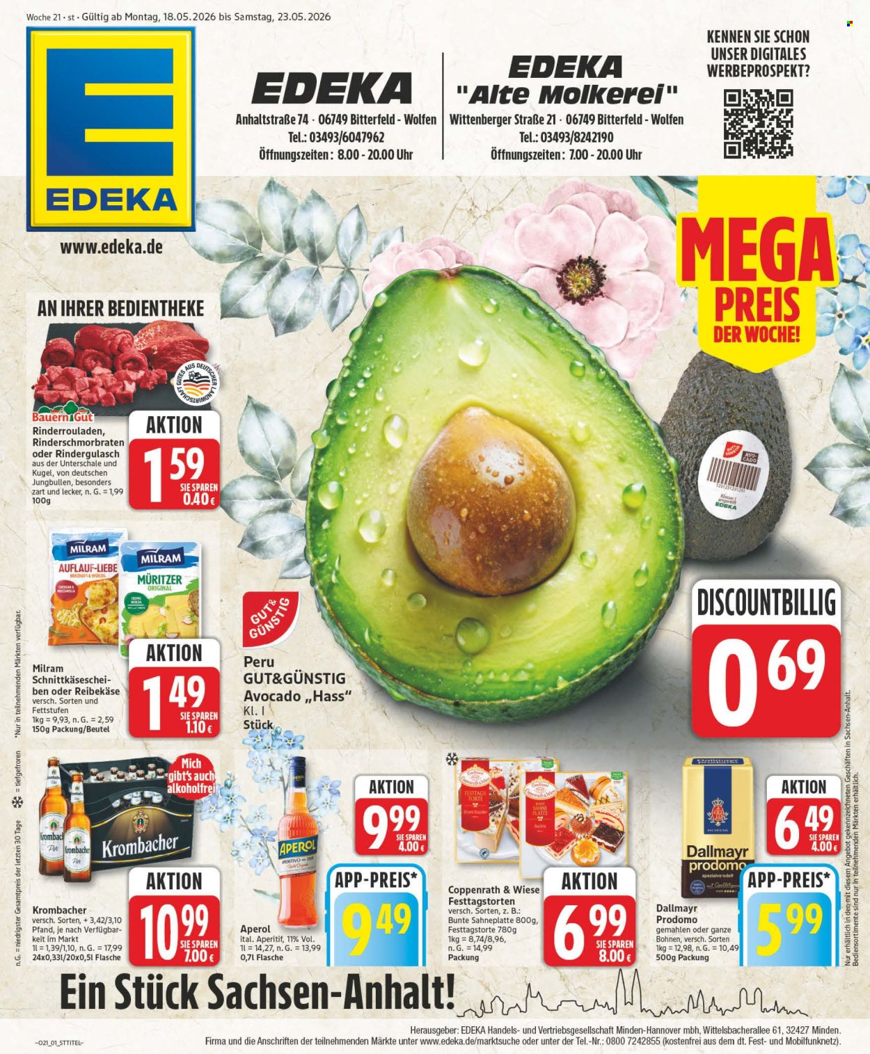 Edeka Prospekte  - 18.05.2026 - 23.05.2026. Seite 1