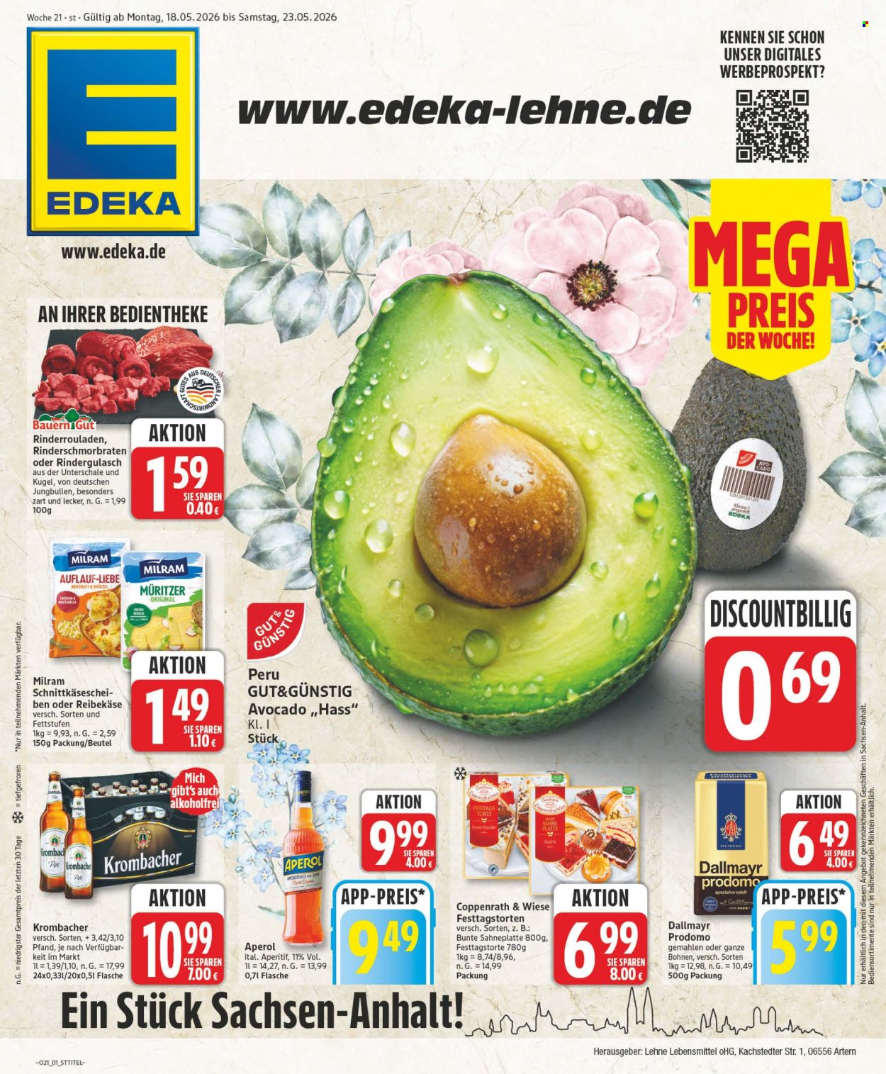 Edeka Prospekte  - 18.05.2026 - 23.05.2026. Seite 1