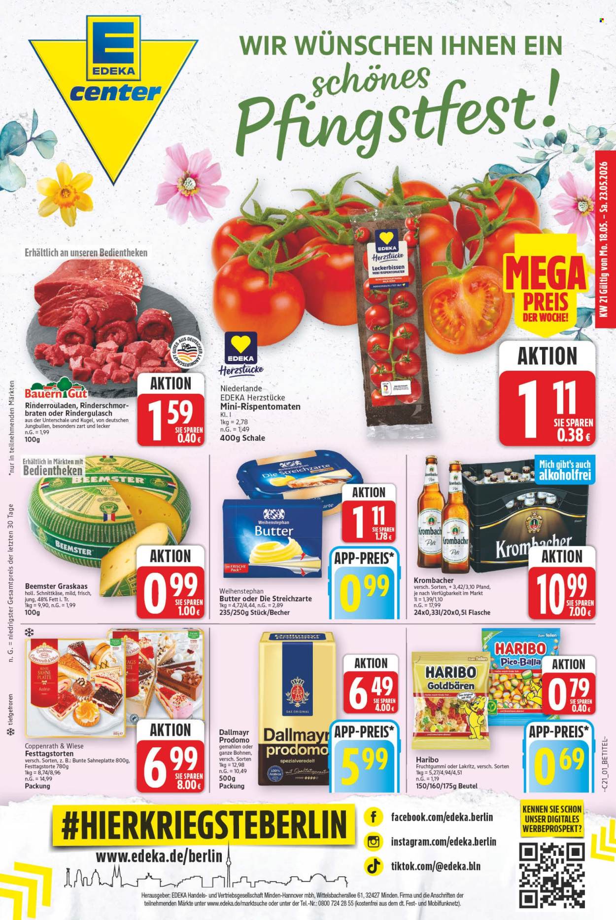 E center Prospekte  - 18.05.2026 - 23.05.2026. Seite 1