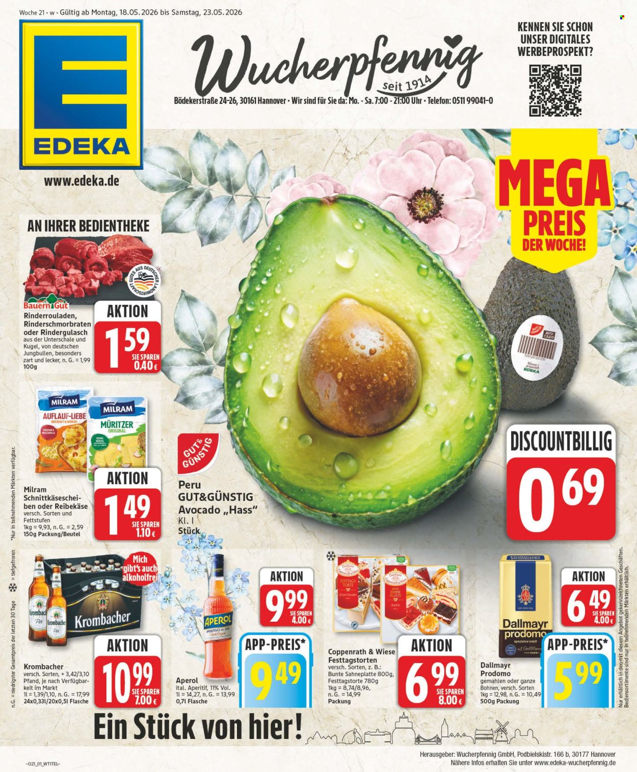 Edeka Prospekte  - 18.05.2026 - 23.05.2026. Seite 1