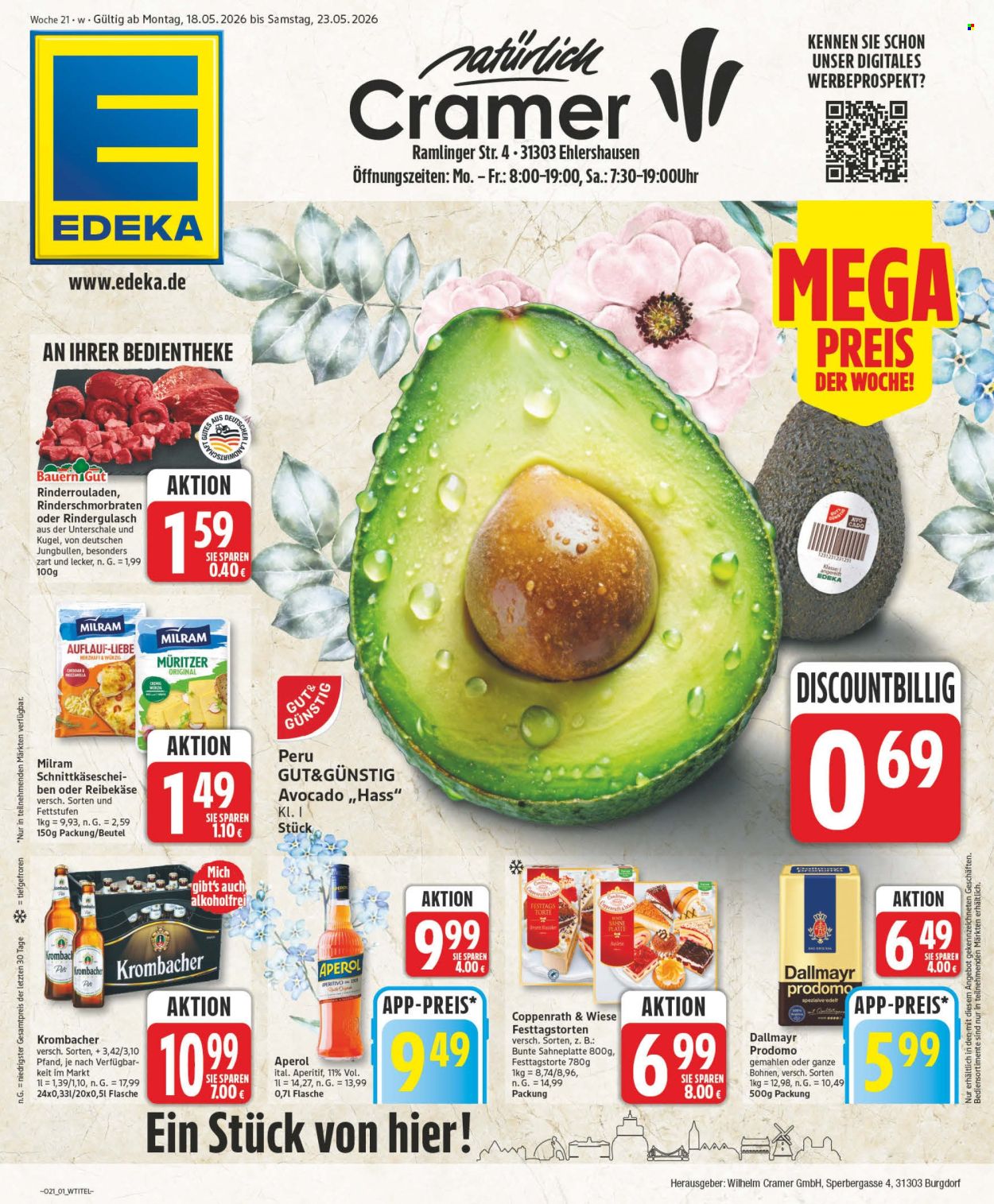 Edeka Prospekte  - 18.05.2026 - 23.05.2026. Seite 1
